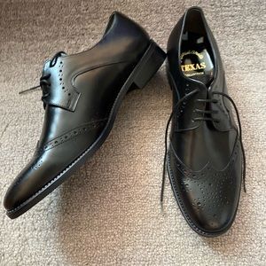 Texas Collection Mens Leather Dress Shoes